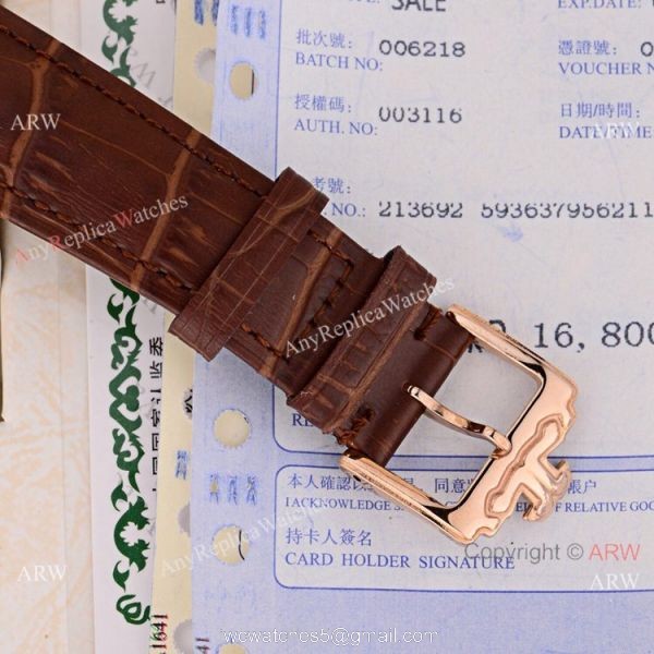 Fake Jaeger-LeCoultre Flying Tourbillon Rose Gold Arabic Watch 43mm 8