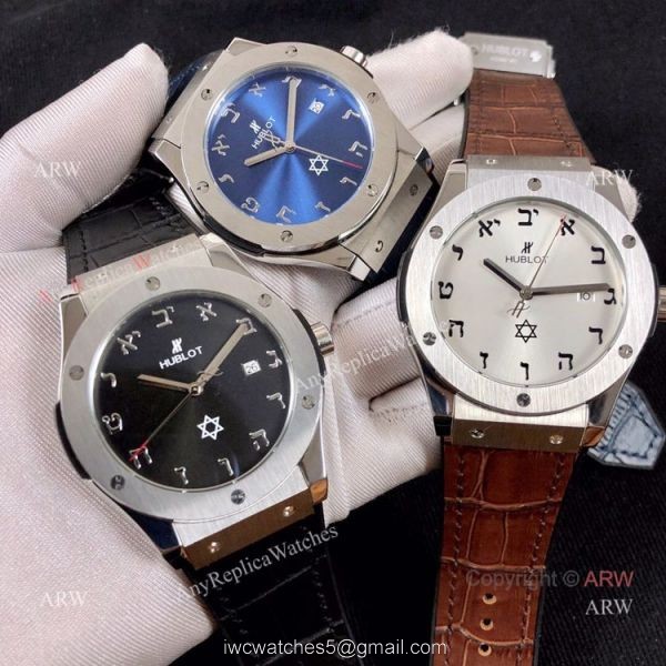 New Copy Hublot Classic Fusion Special Edition Watch SS Blue Dial 8