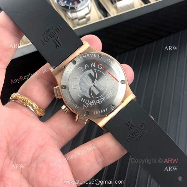 Classic Fusion Hublot Knock off Watch Rose Gold Iced Out watch 8