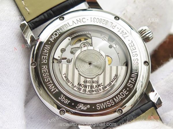Swiss Montblanc Star Legacy Moon phase U0116508 White Dial Watch Best 1:1 Replica 8