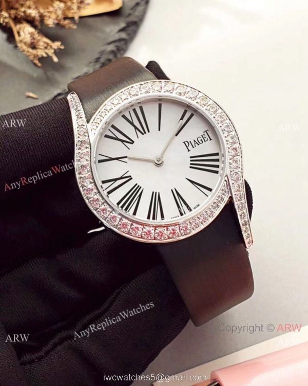 Replica Piaget Limelight Gala SS Green Dial Ladies Watch Quartz Movement 8