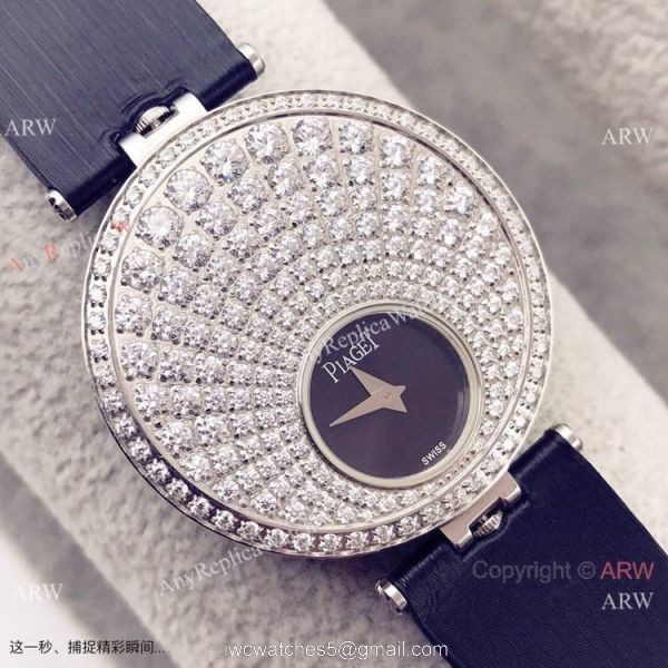 Replica Piaget Limelight Twice Silver Dial Ladies Watch Swiss Quartz 8