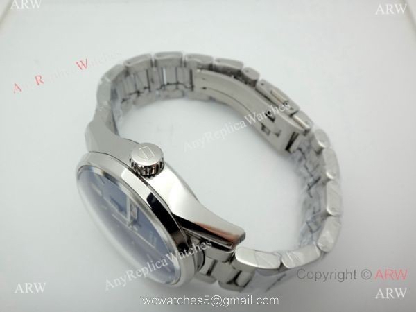 Swiss Replica Tag Heuer Carrera Calibre 5 Stainless Steel Blue Dial Watch 8