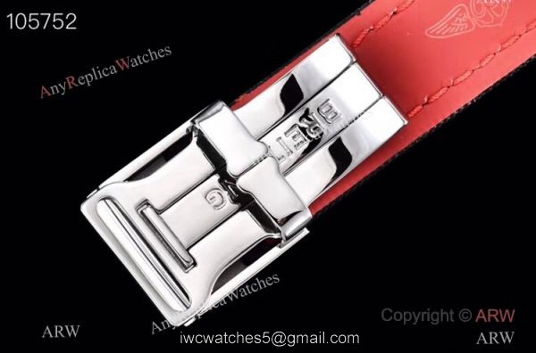GF Replica Breitling Chronomat Aermacchi Asia 7750 Watch SS Panda Face 8