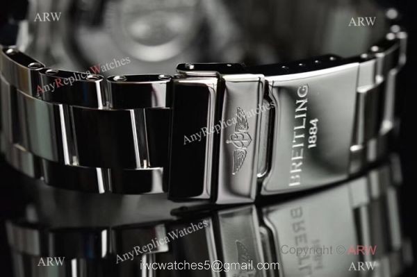 Swiss Grade Replica Breitling Super Avenger II 7750 Watch Stainless Steel Blue Face 8