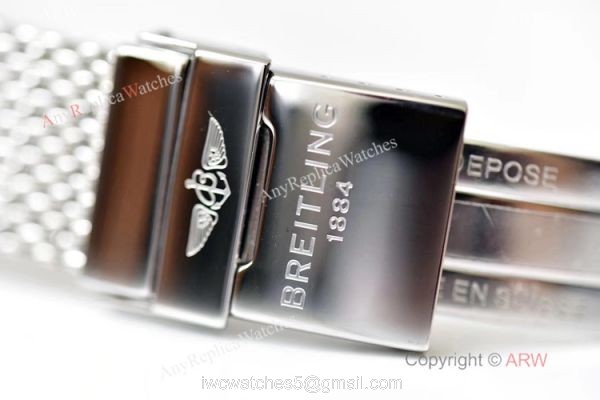 (GF) Replica Breitling Superocean Heritage II SS White Dial Black Ceramic Watch 42mm 8