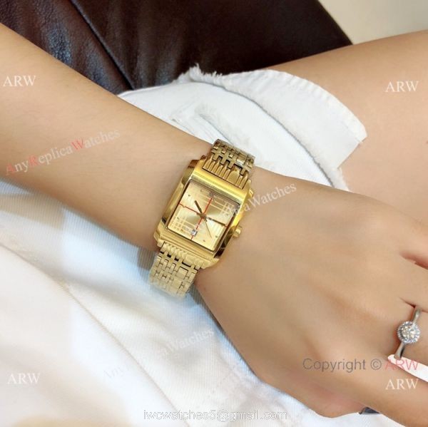 Replica Burberry All Gold Watch 25mm Women Size Quartz Movement 8