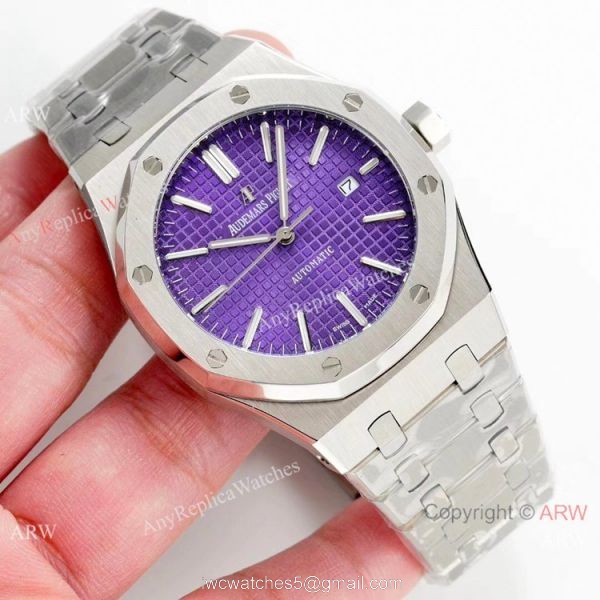 AP Audemars Piguet Royal Oak Selfwinding Stainless Steel Blue Watches New Replica 8