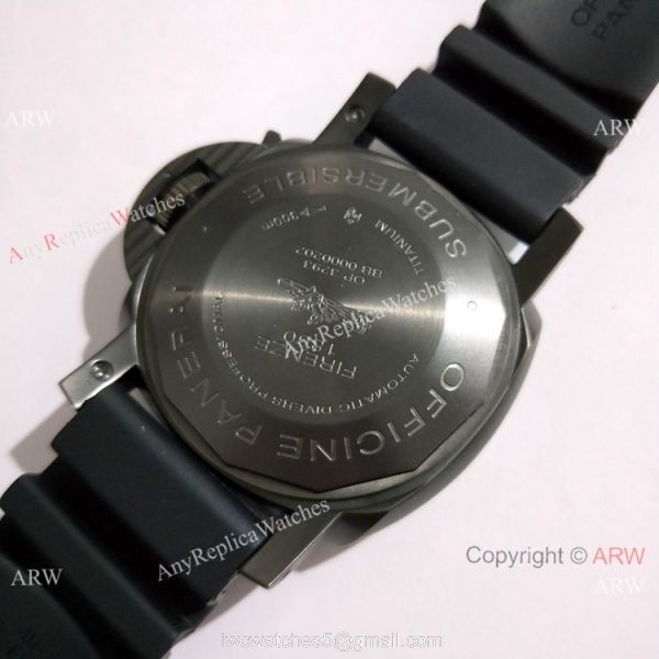 Replica Panerai Submersible Rubber Strap Carbotech Carbon PAM 960 8
