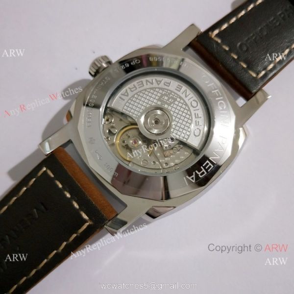 Best Copy Radiomir Panerai SS Brown Leather Strap Watch PAM 619 8