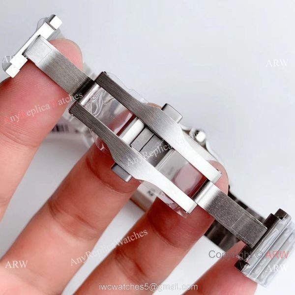 Grade A Replica Cartier Santos Stainless Steel Watch 9015 Automatic Movement 8