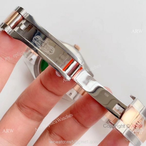 Copy Rolex Datejust 2-Tone Rose Gold 126331 ETA 2824 Watch Rolex AR Factory 8