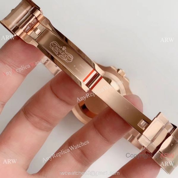 (EW) Replica Rolex GMT Master II Rose Gold 126715 Watch 40mm 8