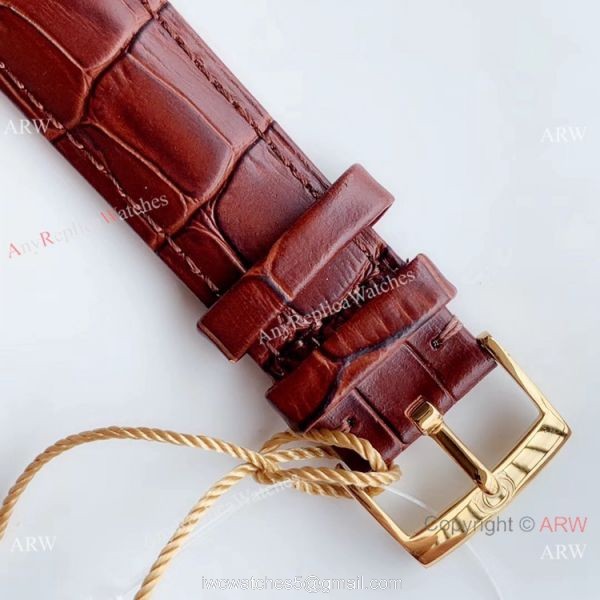 (DV) Swiss Grade Omega De Ville Prestige Yellow Gold Power Reserve Copy Watch 8