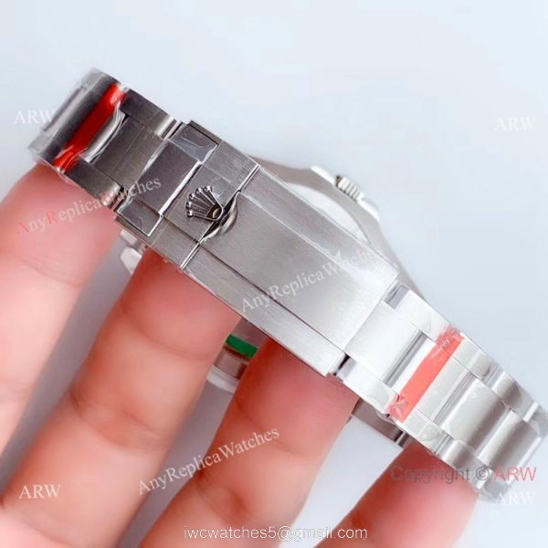 Noob Factory V7 Swiss 3186 Replica Rolex Explorer II 42mm Watch Black Dial 8