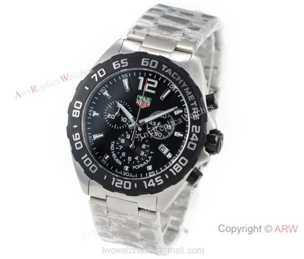 Swiss Grade Tag Heuer Formula 1 QUARTZ Watch Stainless Steel Black Bezel 8