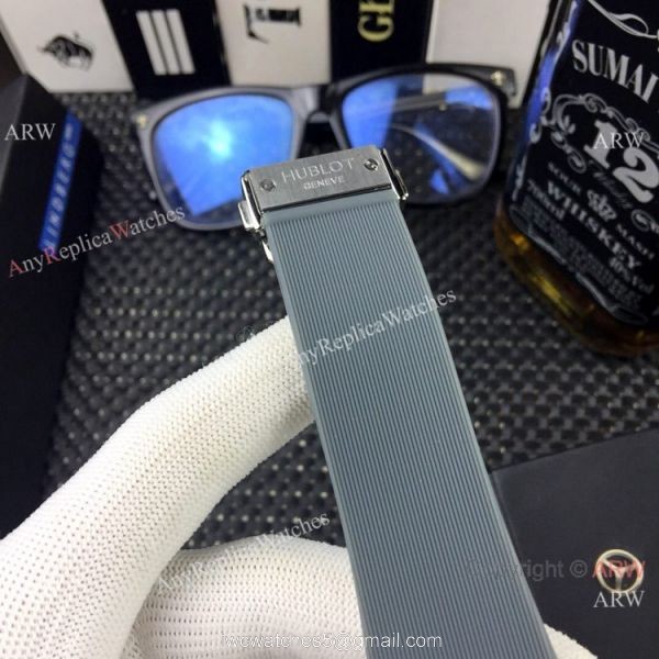 Clone Hublot Classic Fusion Automatic Watch SS Black Rubber Band 8