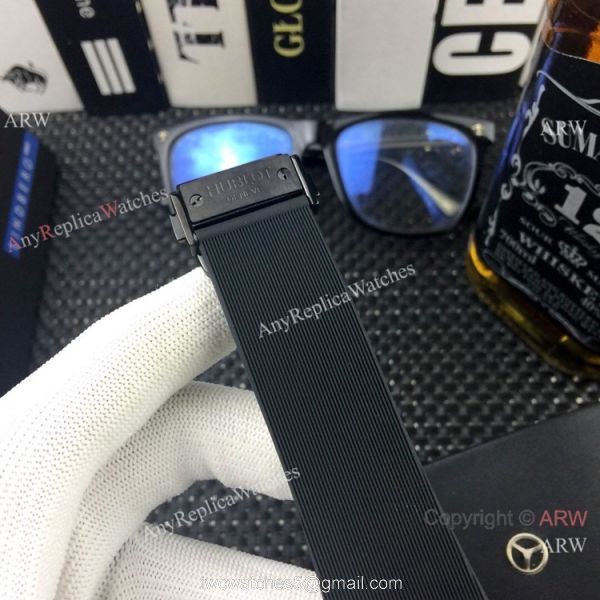 Hublot Classic Fusion Skeleton Copy Watches All Black 8