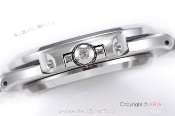 OE Factory Best Replica Patek Philippe 5711 G Nautilus SS Diamond Watches 8
