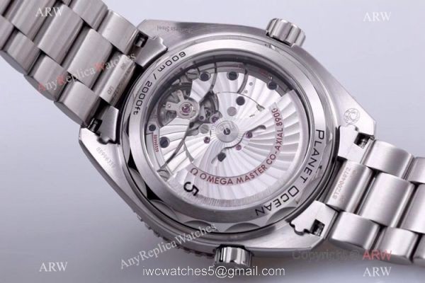(VSF)Omega Seamaster Super Clone Planet Ocean 600M Watch Black and Orange Ceramic Bezel 8