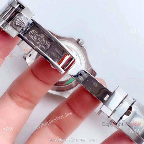 Highest Quality Replica Stainless Steel White Dial Rolex Yacht Master ?r Watch 8