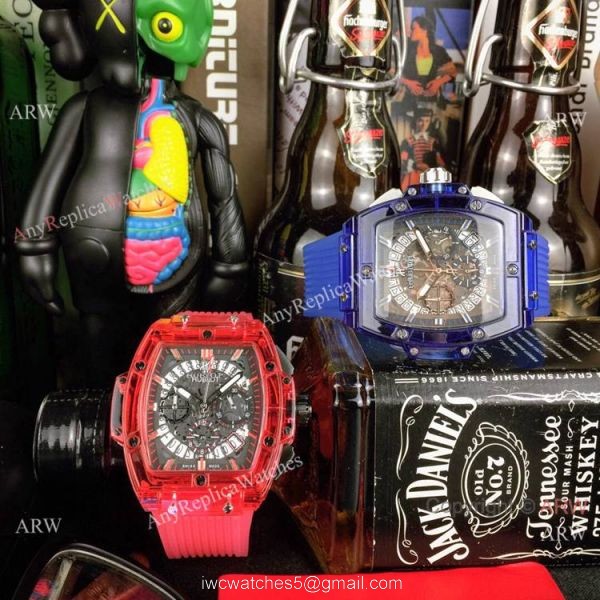 Fake Hublot Geneve Big Bang Black Unico Sapphire VK Chronograph Watch 8
