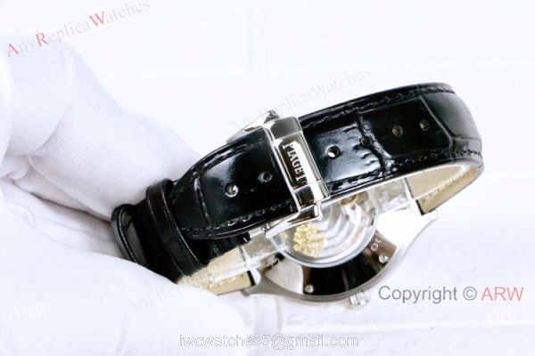 Swiss Grade Piaget Emperador Coussin Dual Time Zone Watch SS Diamond 8