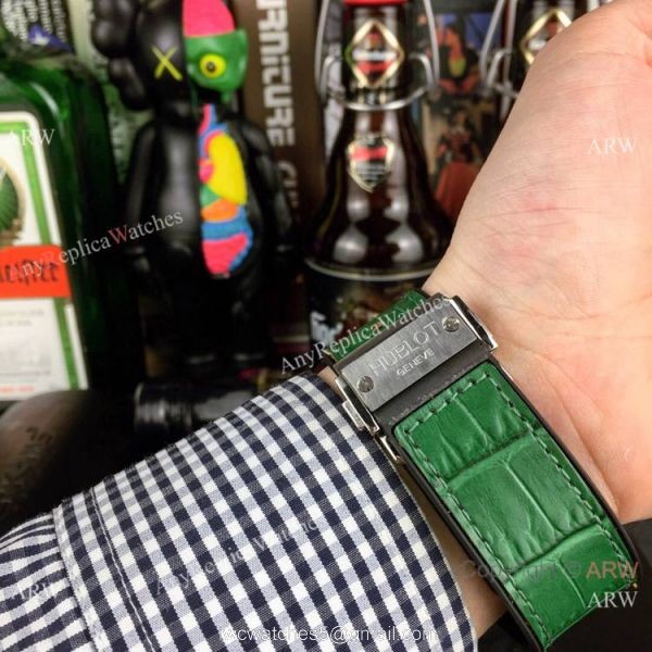 AAA Copy Hublot Classic Fusion Automatic Watches Green version 8