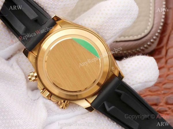 Swiss 4130 JH Factory Rolex Cosmograph Daytona Rubber Band Watch / Rolex Oysterflex Replica Watch 8