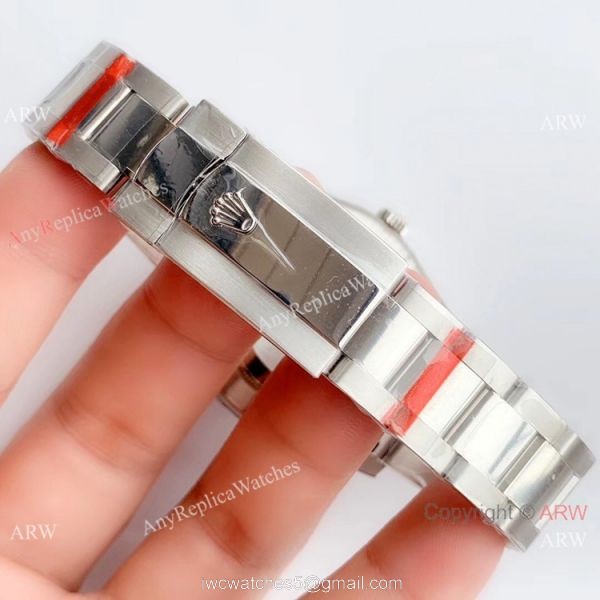 NEW Upgraded ETA3235 V3 Rolex Datejust II Watch SS White MOP Face Oyster Band 8