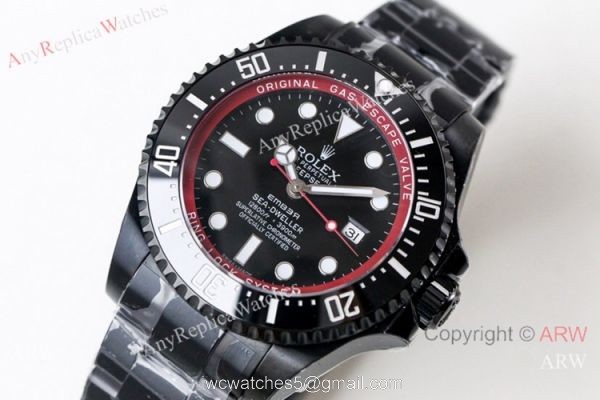 (EX) Swiss Replica Rolex Deepsea BAMFORD Watch Black PVD 44mm 8
