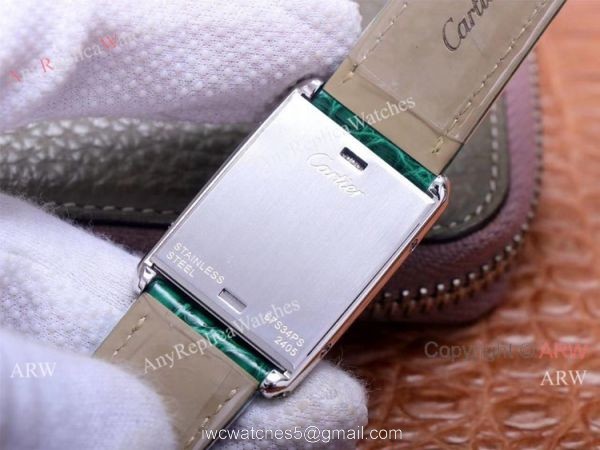 Swiss Grade Cartier Tank Basculante Lady Wrist Cabriolet Watch 8
