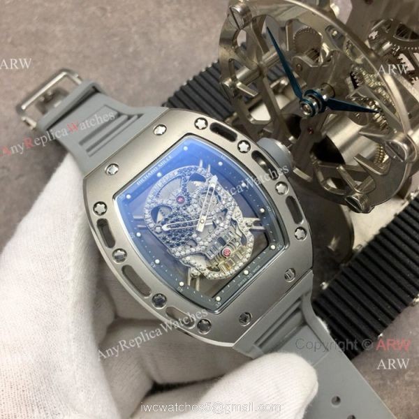 Swiss Grade Richard Mille AAA RM052 Skull Watch Titanium Case 8