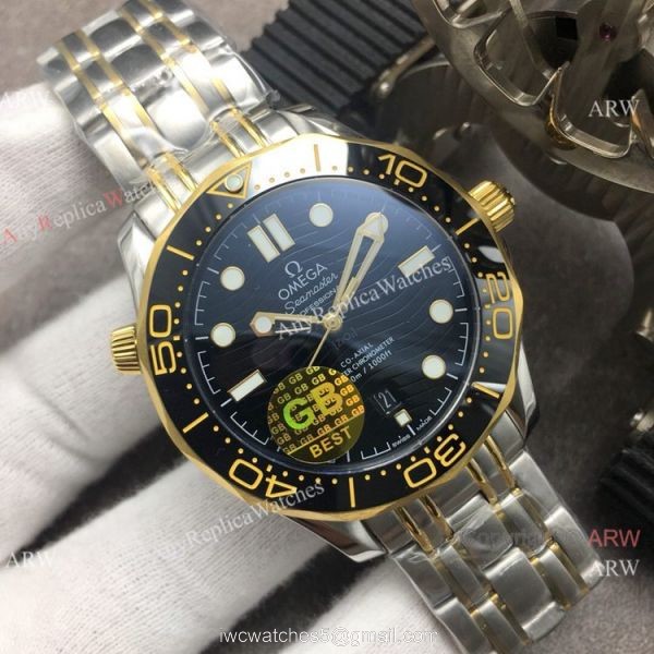 GB Factory Omega Diver 300M James Bond Watch Replica with Omega 8800 Movement 8