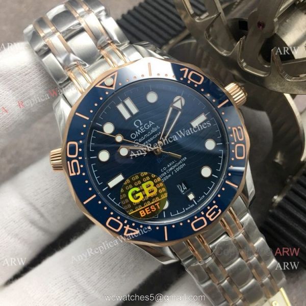 GBF Omega Diver 300M James Bond Replica Watch with Omega 8800 Movement 8