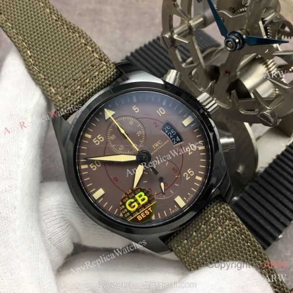 (GB) Swiss Replica IWC Top Gun Miramar Chronograph 7750 Watch IW388002 8