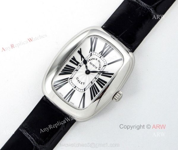 Swiss Replica Franck Muller Geneve Galet CAL.112 Quartz Watch White Dial Ladies 8