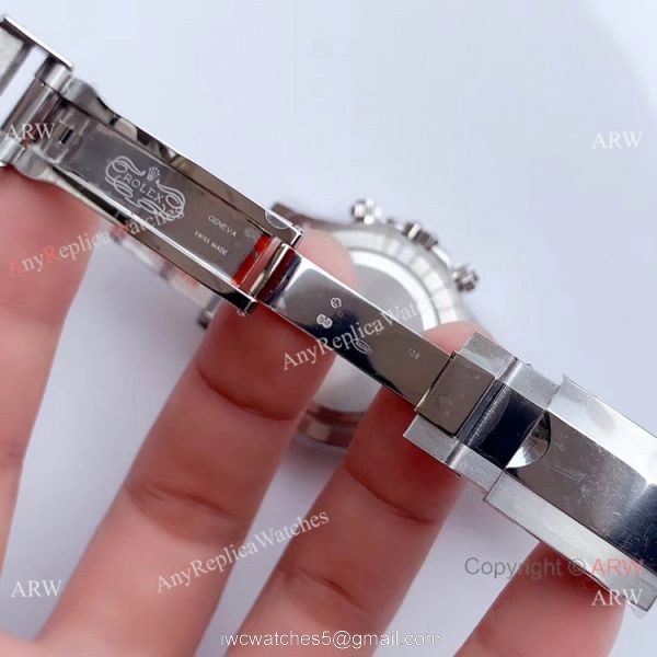 Noob Factory Swiss 4130 Rolex Daytona SS Blue Dial Watch Best Chinese Replica Watches 8