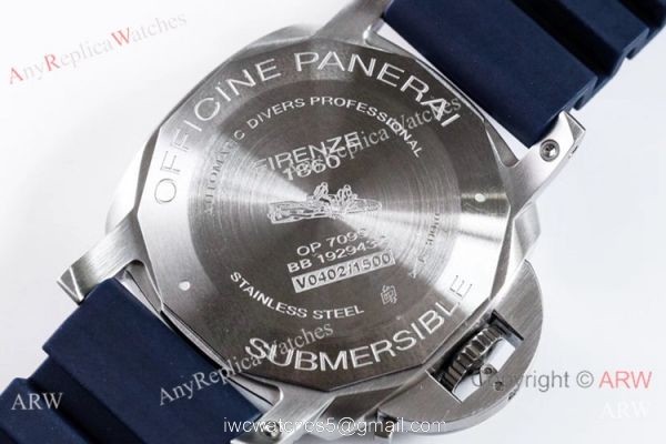 (VS) Swiss Copy Panerai Luminor Submersible PAM 959 Watch Blue Bezel 8