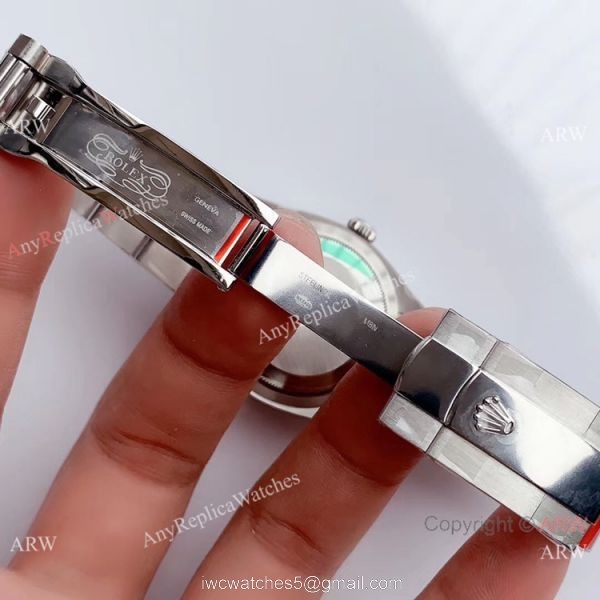Swiss Copy Rolex Datejust 36mm SS Grey Dial Watch Rolex EW Factory 3235 316L Steel 8