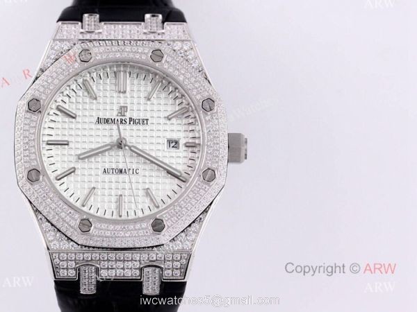Best Audemars Piguet Replica Watches Audemars Piguet Royal Oak Diamond Automatic Watch 8