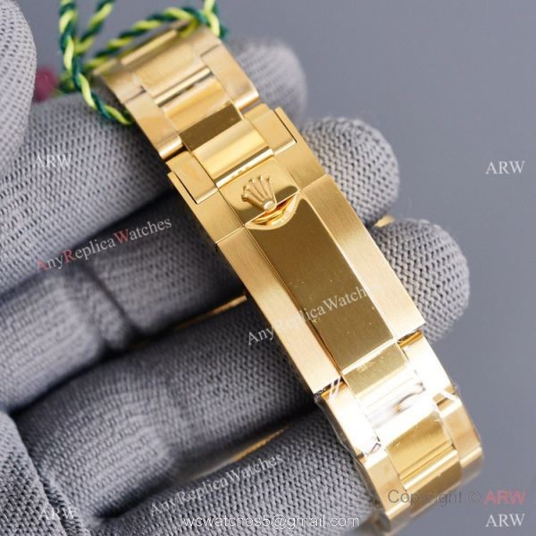 Swiss Quality Daytona Rolex Copy Watch Ceramic Bezel Yellow Gold 40mm 8