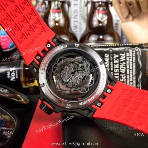 Copy Roger Dubuis Excalibur Quatuor All Black Automatic Watches 8