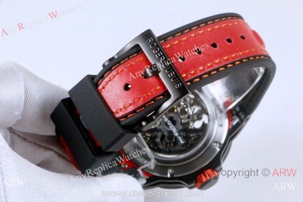 AAA Replica Roger Dubuis Excalibur Aventador S Black and Red Watches 46mm 8