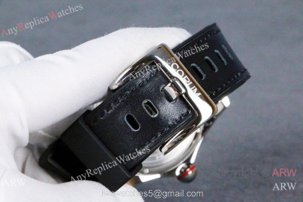 Best Quality Replica Corum Bubble Privateer Watches Stainless Steel Blue Strap Corum Watch 8