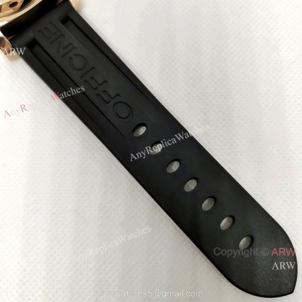Officine Panerai Luminor Marina Rose Gold Fake Panerai Watch 44mm PAM00111 8
