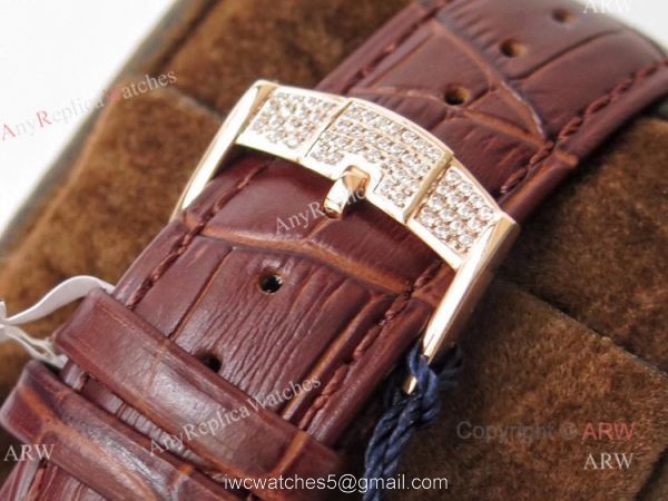 Best Quality Replica Piaget Emperador Diamond Rose Gold Mens Watch 8