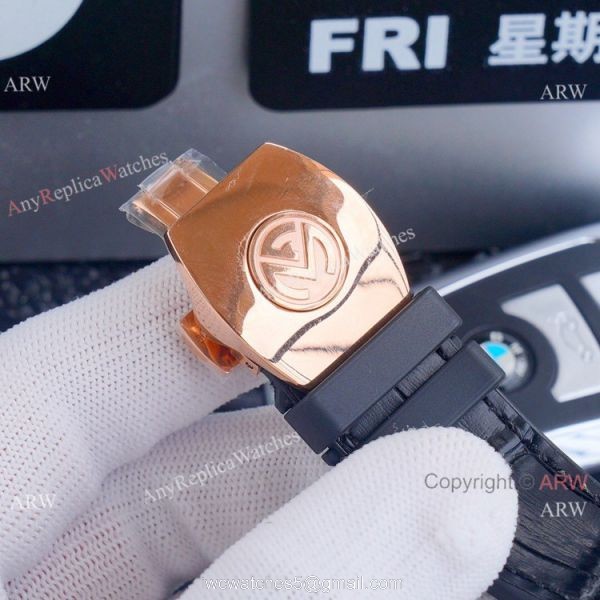 Best Replica Franck Muller Vanguard Yachting v45 Watches Rose Gold Dial 8