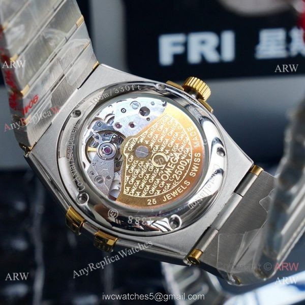 AAA Replica Omega Couple Watch Omega Constellation Diamond Bezel Automatic Watches 8