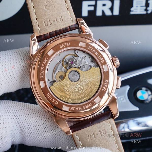 New Patek Philippe AAA Grand Complications Rose Gold Diamond Watch 8
